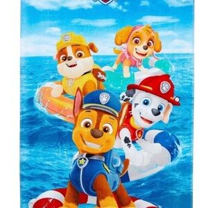Paw Patrol Multicolor Beach Towel with Rescue Pups